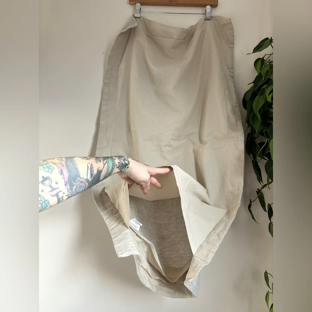 Pottery Barn flax waffle shams in the color “ecru”- linen & cotton blend - Picture 6 of 15